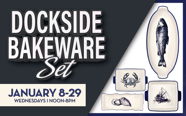 January Collection – Dockside Bakeware Set